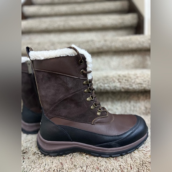 NWT UGG Koolaburra Men’s Waterproof Rostin Tall Snow Boots size 12 - Picture 4 of 13